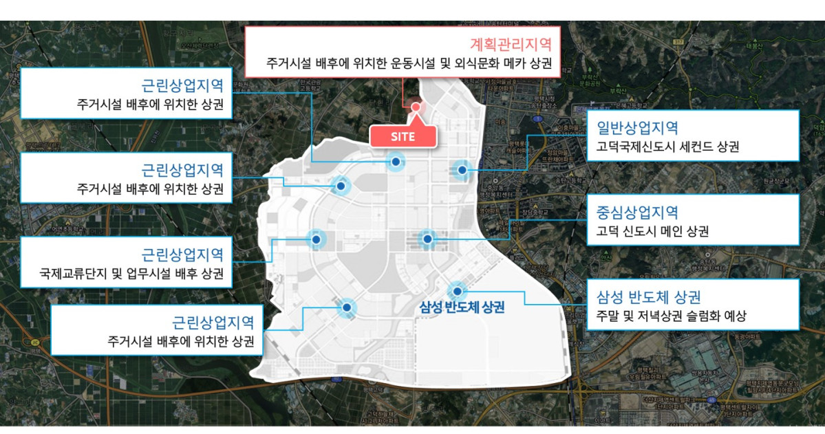 ▲고덕국제신도시  ( 남촌의료재단)