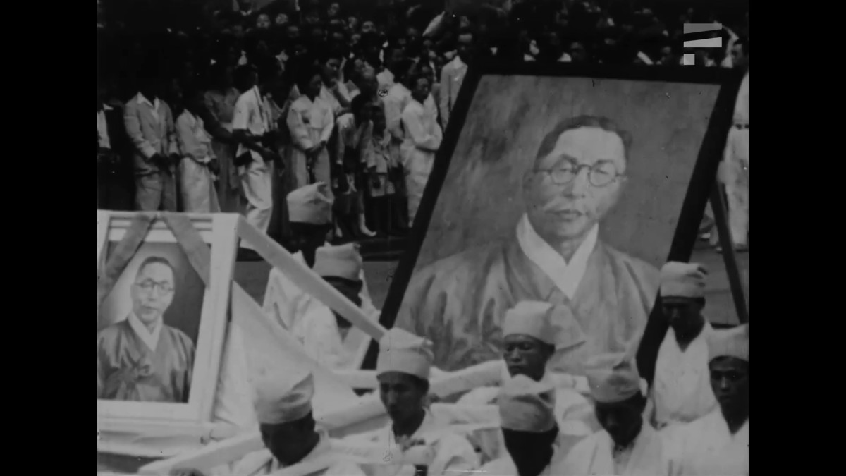 ▲대한민국 임시정부 주석 고 백범 김구 선생 국민장 (한국영상자료원)