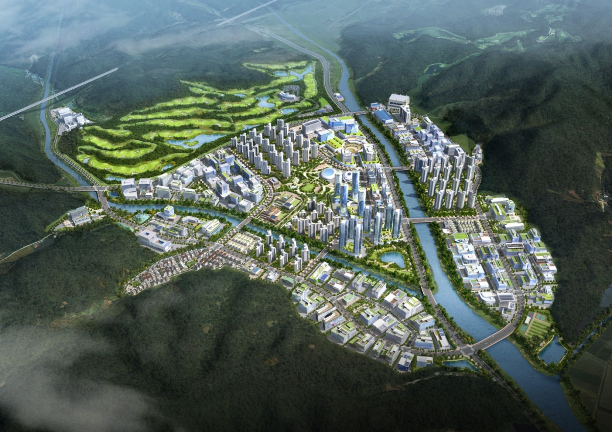 ▲더존비즈온, 춘천 기업혁신파크 조감도.(더존비즈온 제공)