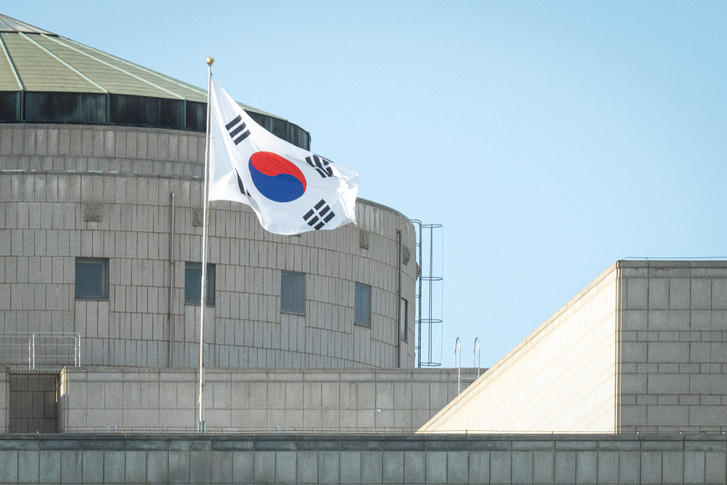 태극기 게양 사진