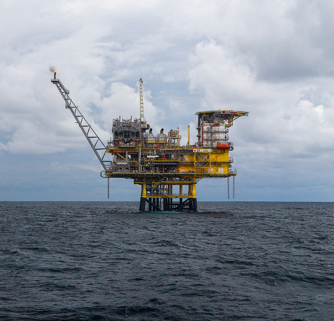 ▲동해가스전 전경. (사진제공=한국석유공사)