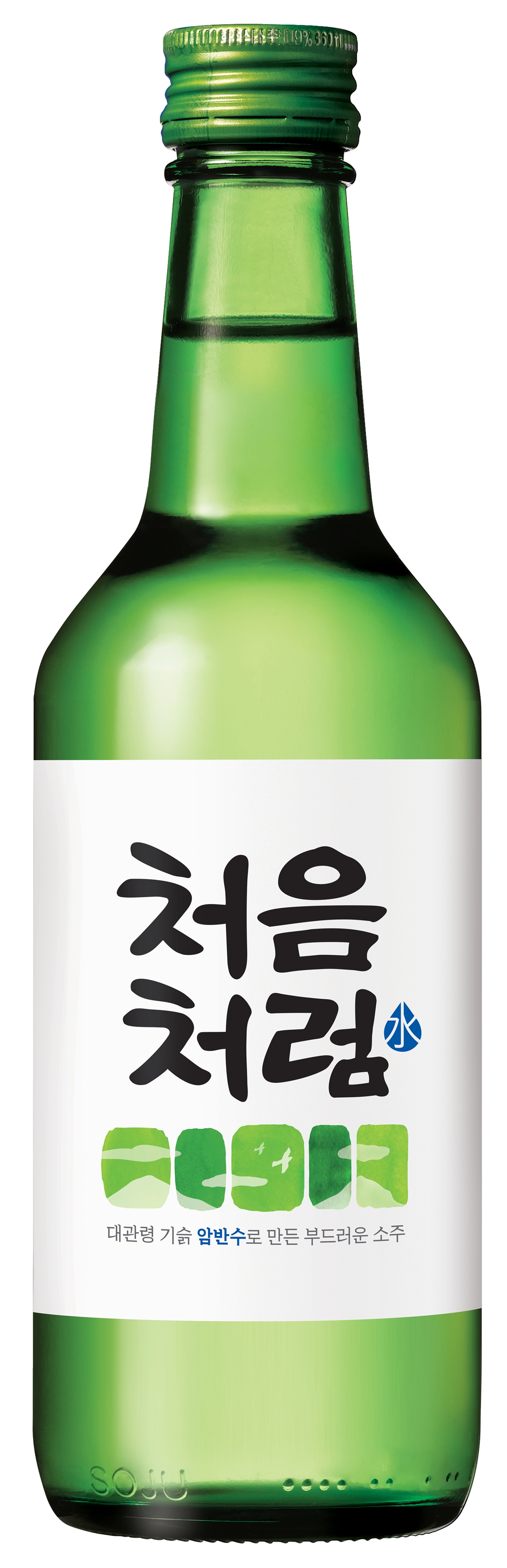 ▲16도 '처음처럼' (사진제공=롯데칠성음료)