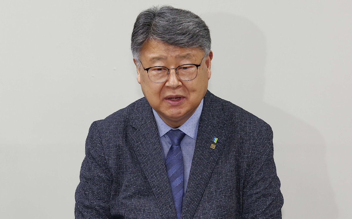 ▲김종혁 한국교회총연합(한교총) 대표회장이 18일 서울 종로구 한교총회관에서 모두발언을 하고 있다. 국회사진기자단