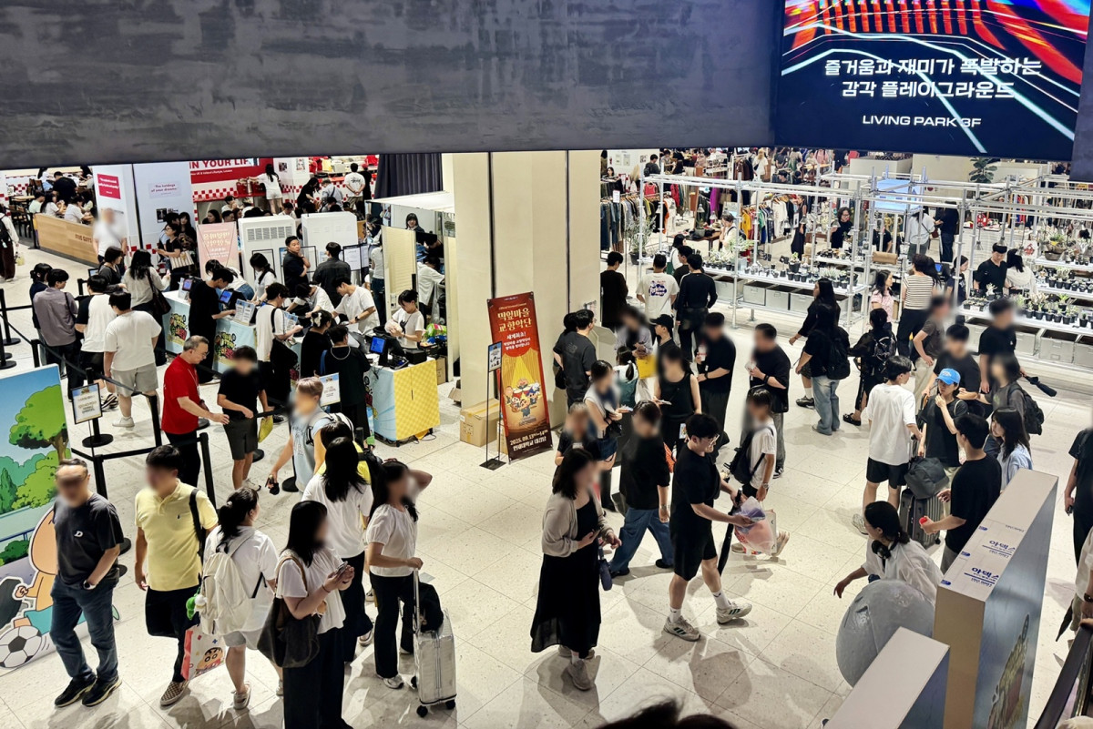 ▲아이파크몰 도파민 스테이션 내부 전경. (사진제공=아이파크몰)