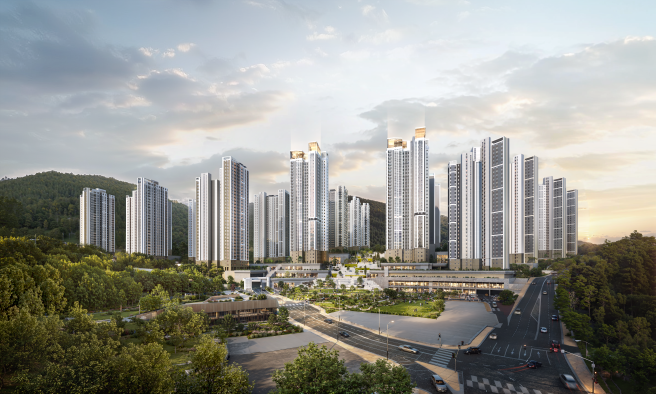 ▲서울시 노원구 중계본동 30-3번지 일대 백사마을 재개발 조감도. (사진제공=서울시)