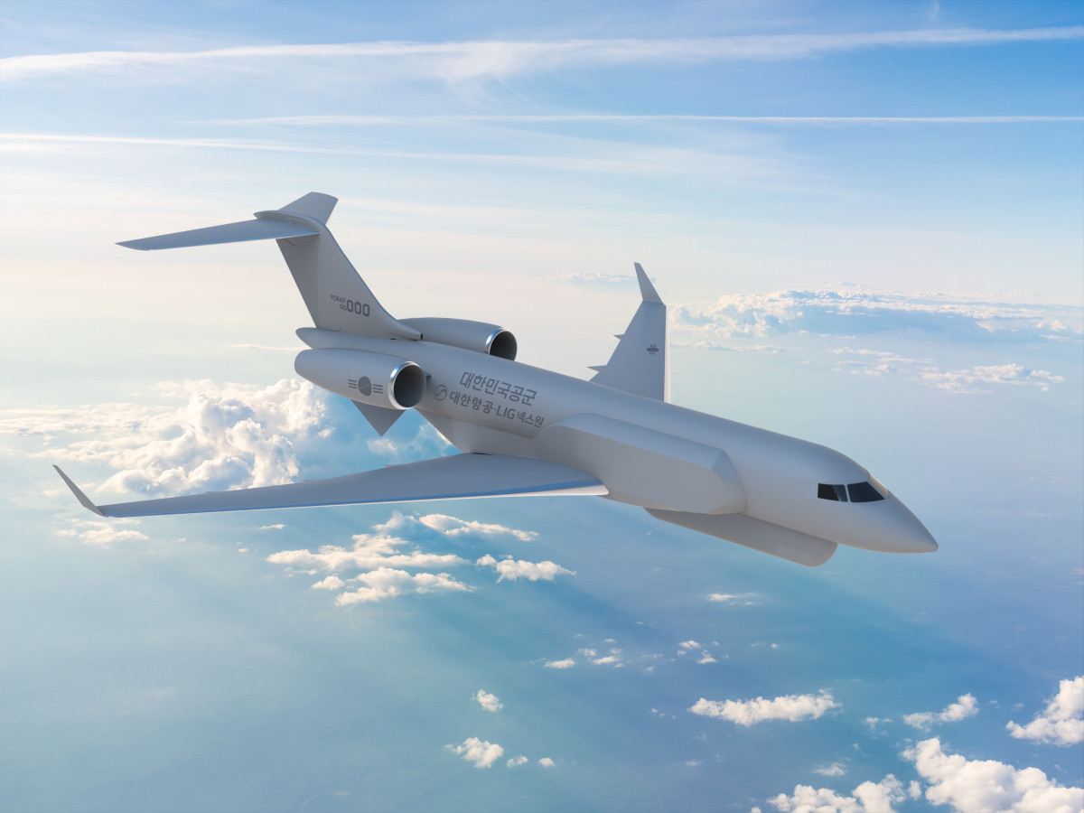 ▲대한항공-LIG넥스원의 전자전 항공기(전자전기) 예상도. (사진=대한항공)