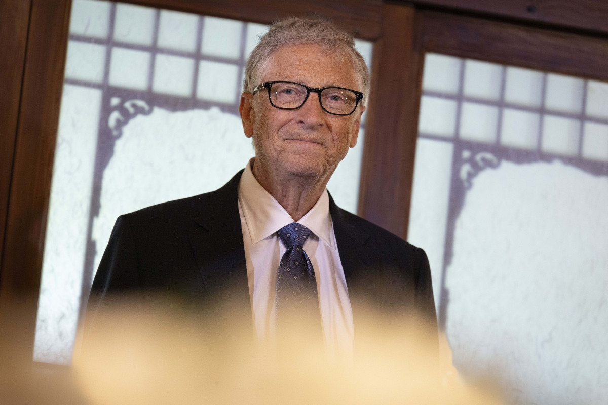 ▲빌 게이츠 게이츠재단 이사장이 21일 서울 삼청동 총리공관에서 김민석 국무총리와 오찬회담을 기다리고 있다. 청사사진기자단