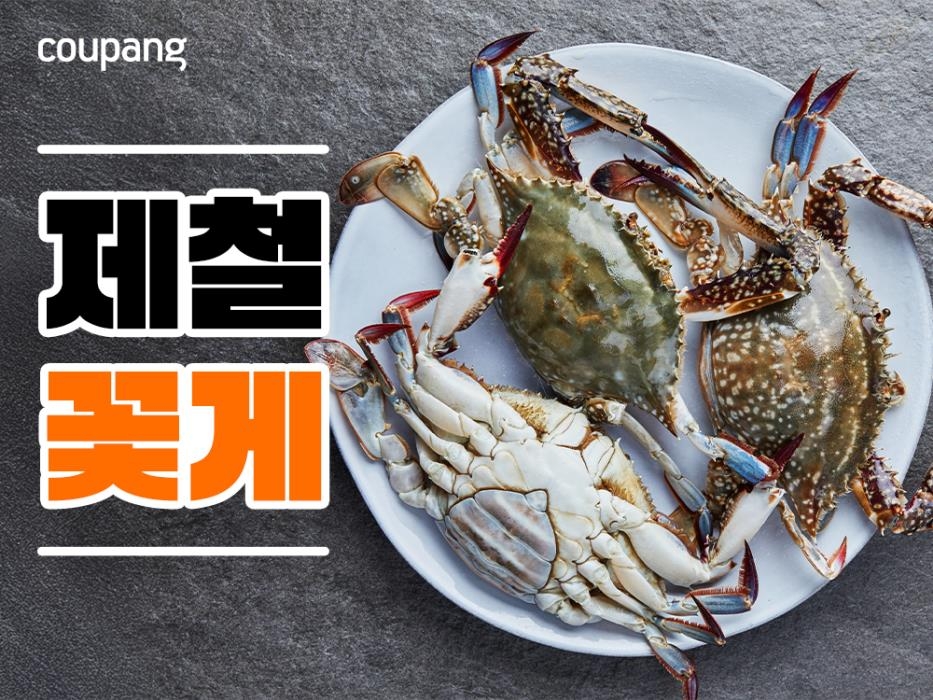 ▲쿠팡은 로켓프레시를 통해 22일부터 다음 달 1일까지 '가을 꽃게 기획전'을 진행한다. (사진제공=쿠팡)