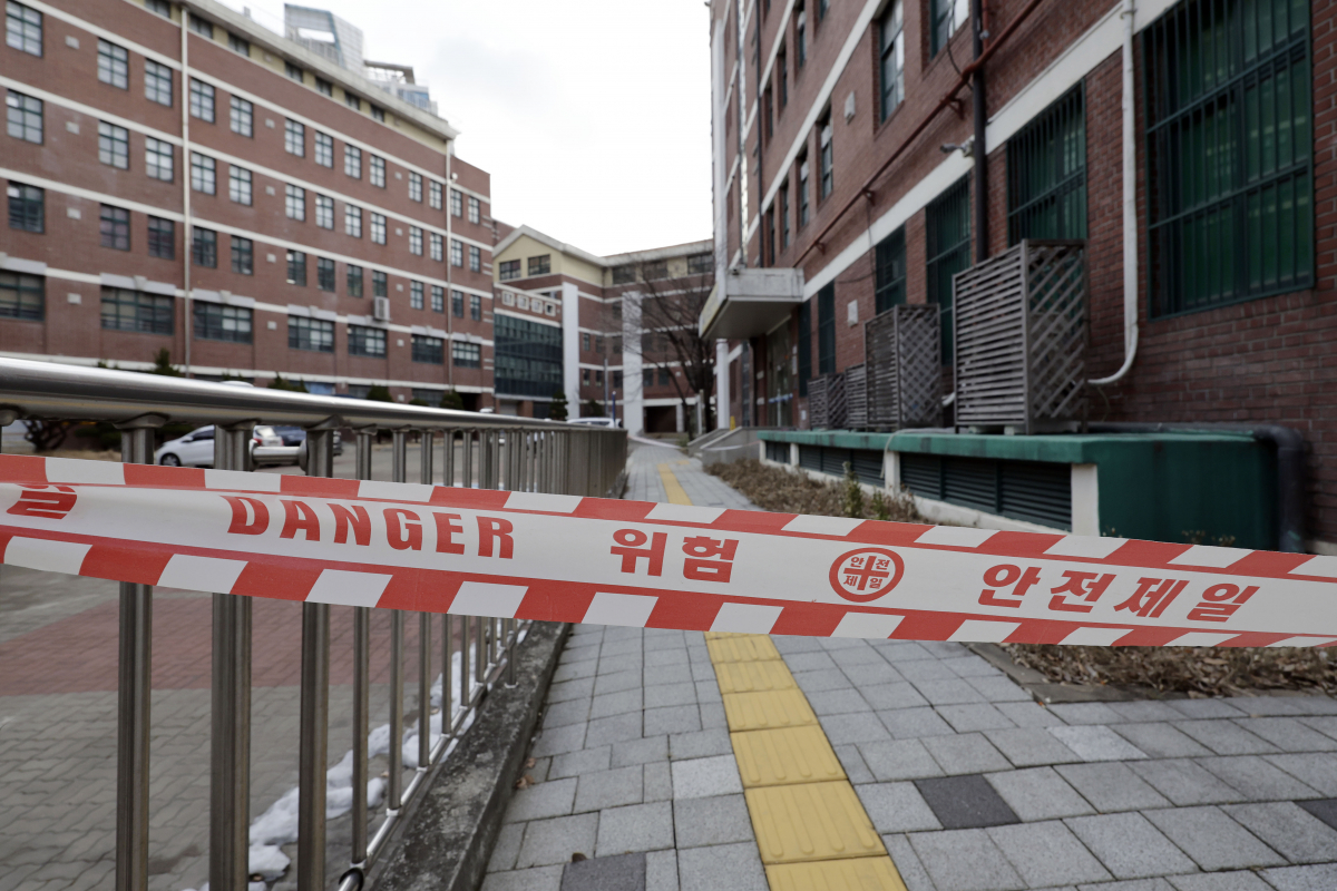 ▲지난해 폐교된 서울 시내 한 고등학교 모습.  (뉴시스)