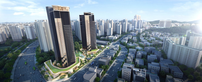 ▲래미안 패러피크 반포 조감도 (자료제공=삼성물산)