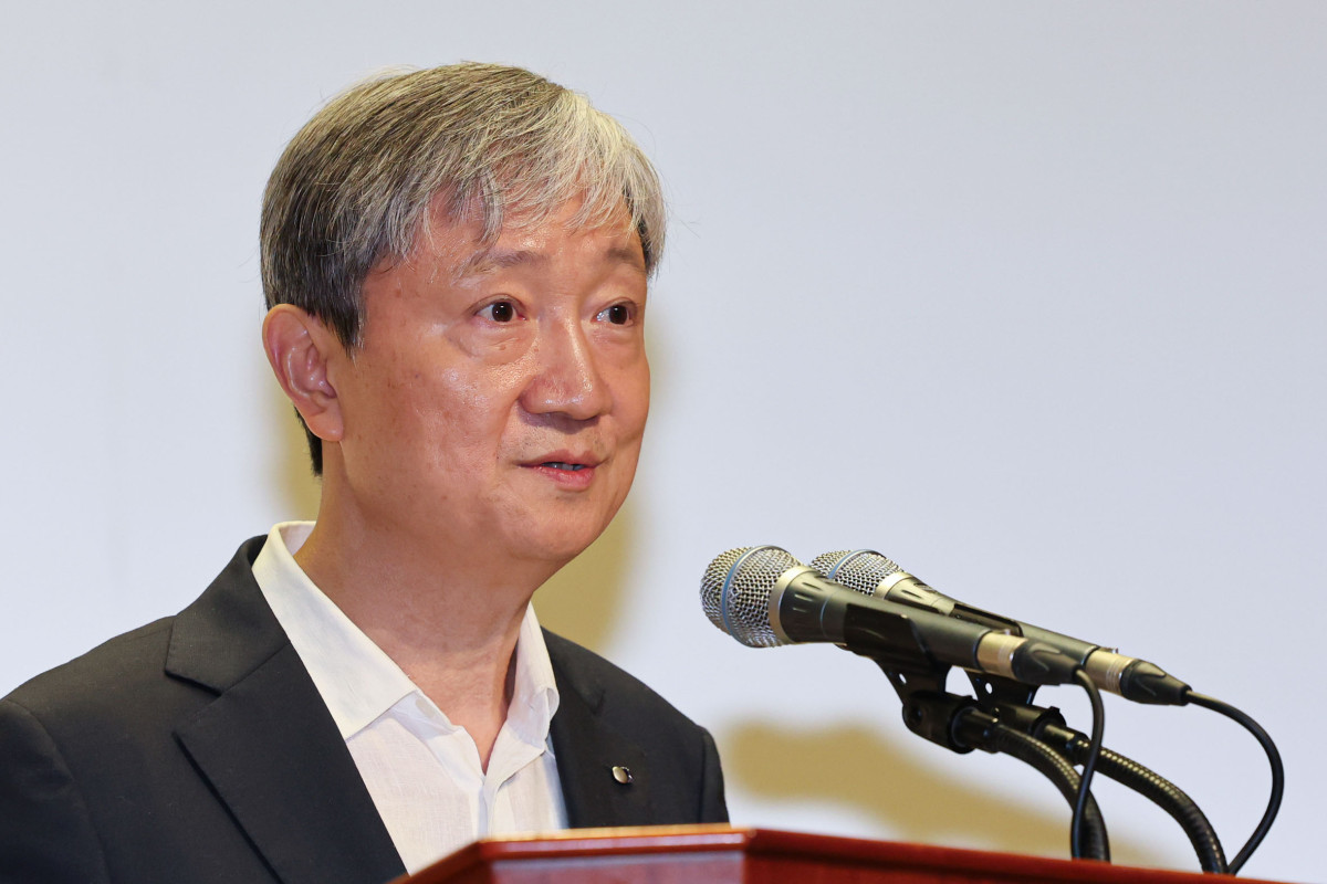 ▲이찬진 신임 금융감독원장이 14일 오후 서울 여의도 금융감독원에서 열린 취임식에서 취임사를 하고 있다. 2025.08.14. (뉴시스)