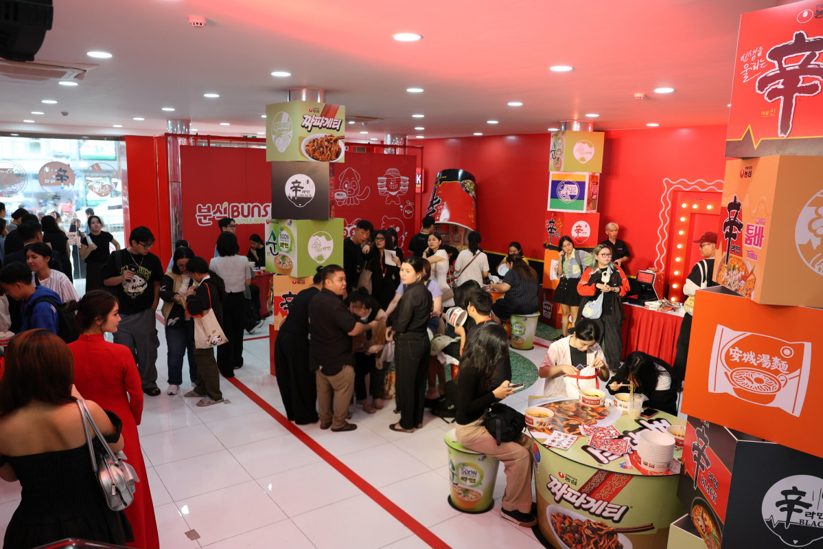 ▲농심 베트남 신라면 분식 내부 현장 (사진제공=농심)