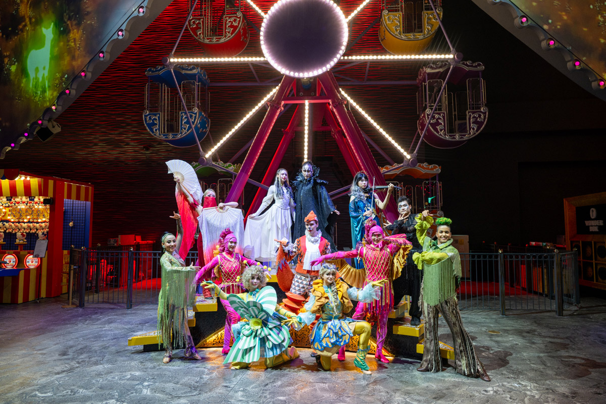 ▲원더박스 공중 서커스 쇼 루나 이클립스 (사진제공=파라다이스시티)