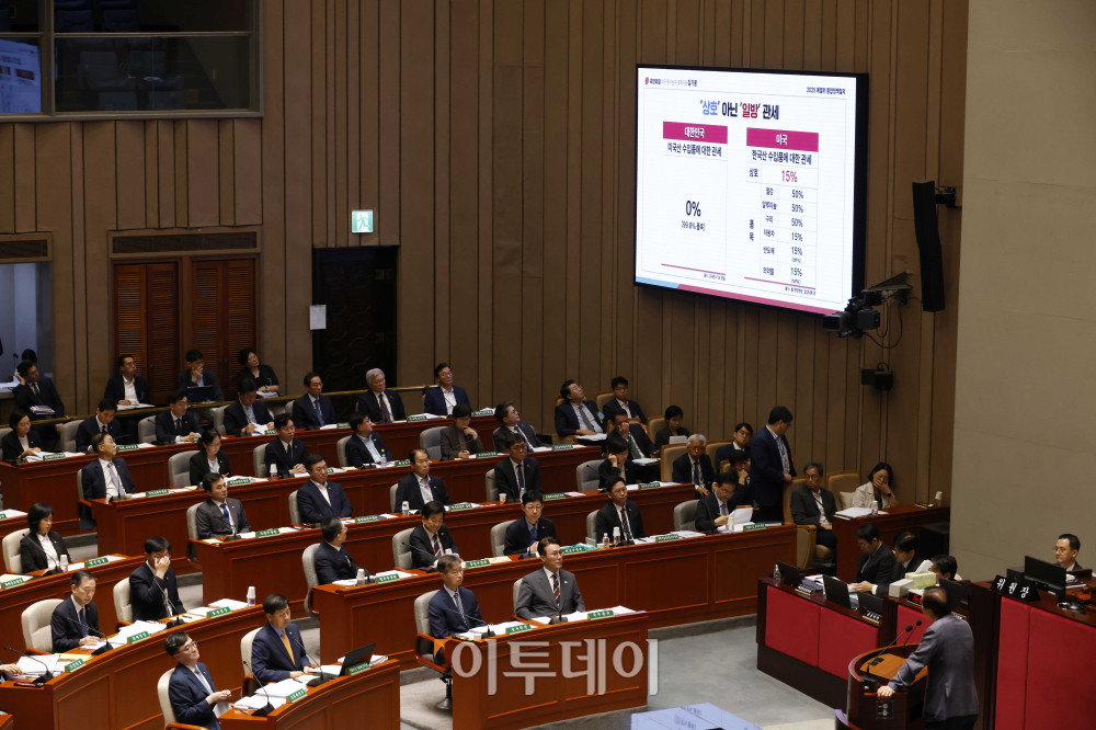 ▲25일 서울 여의도 국회에서 예산결산특별위원회 전체회의가 열리고 있다. 고이란 기자 photoeran@