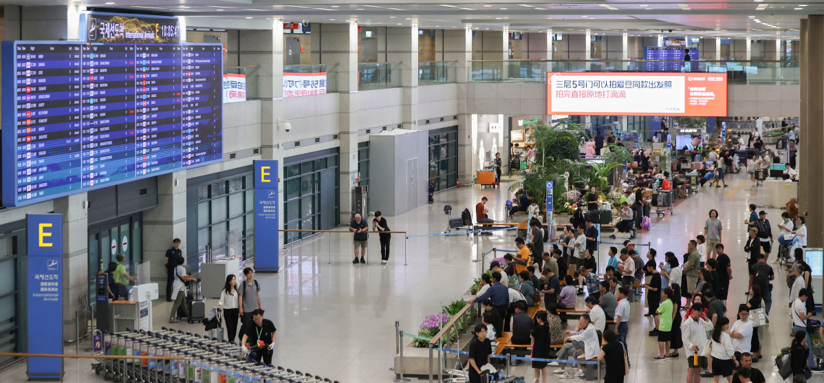 ▲인천국제공항 입국장 전경. (뉴시스)