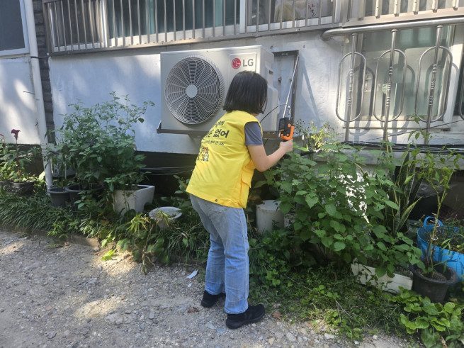 ▲서울시 마약 '던지기' 수법 현장 점검 시연 모습. (사진제공=서울시)