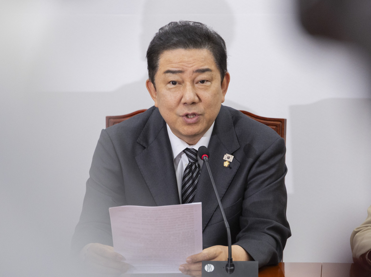 ▲김병기 더불어민주당 원내대표가 26일 국회에서 열린 원내대책회의에서 9월 정기국회에서 추진할 정책방향을 말하고 있다. (연합뉴스)