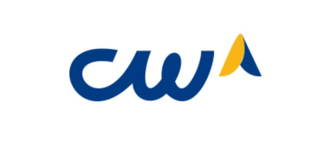 ▲건설근로자공제회를 상징하는 파란색과 주황색의 로고가 중앙에 배치되어 있다.