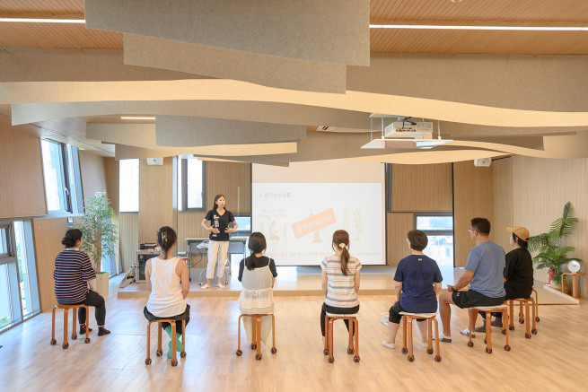 ▲양천구, 건강힐링센터 프로그램(건강자세) 진행 모습. (사진제공=양천구)