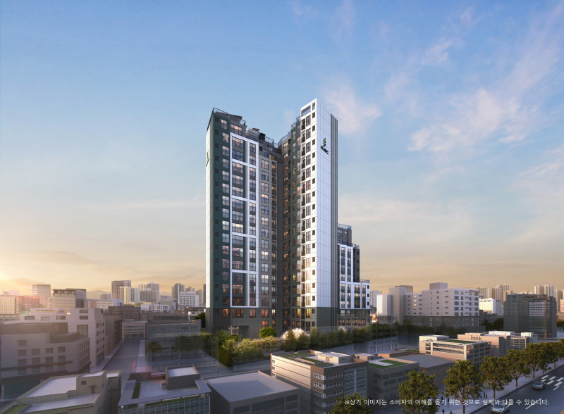 ▲'홍대입구역 센트럴 아르떼 해모로' 투시도