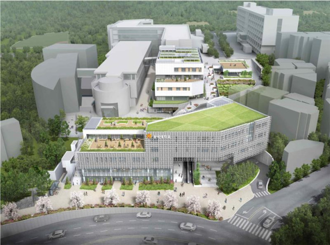 ▲동국대 '로터스관 신축공사' 조감도. (사진제공=동부건설)