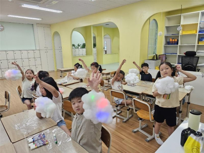 ▲광진구 '서울 라이즈(RISE) 미래키움 사업’ 참여 아동 모습. (사진제공=광진구)