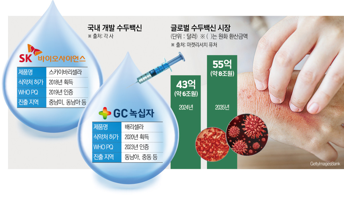 ‘8兆 전망’ 글로벌 수두백신 시장, K백신 맞대결