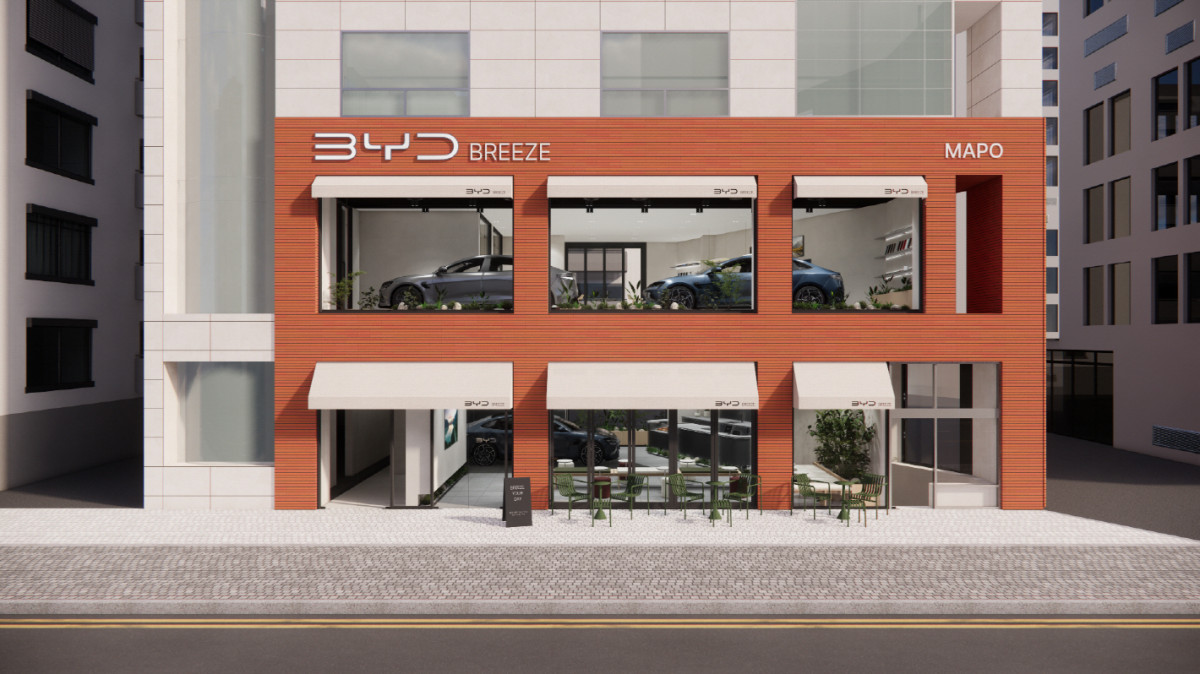 ▲BYD Auto 마포 전시장. (사진= BYD코리아)