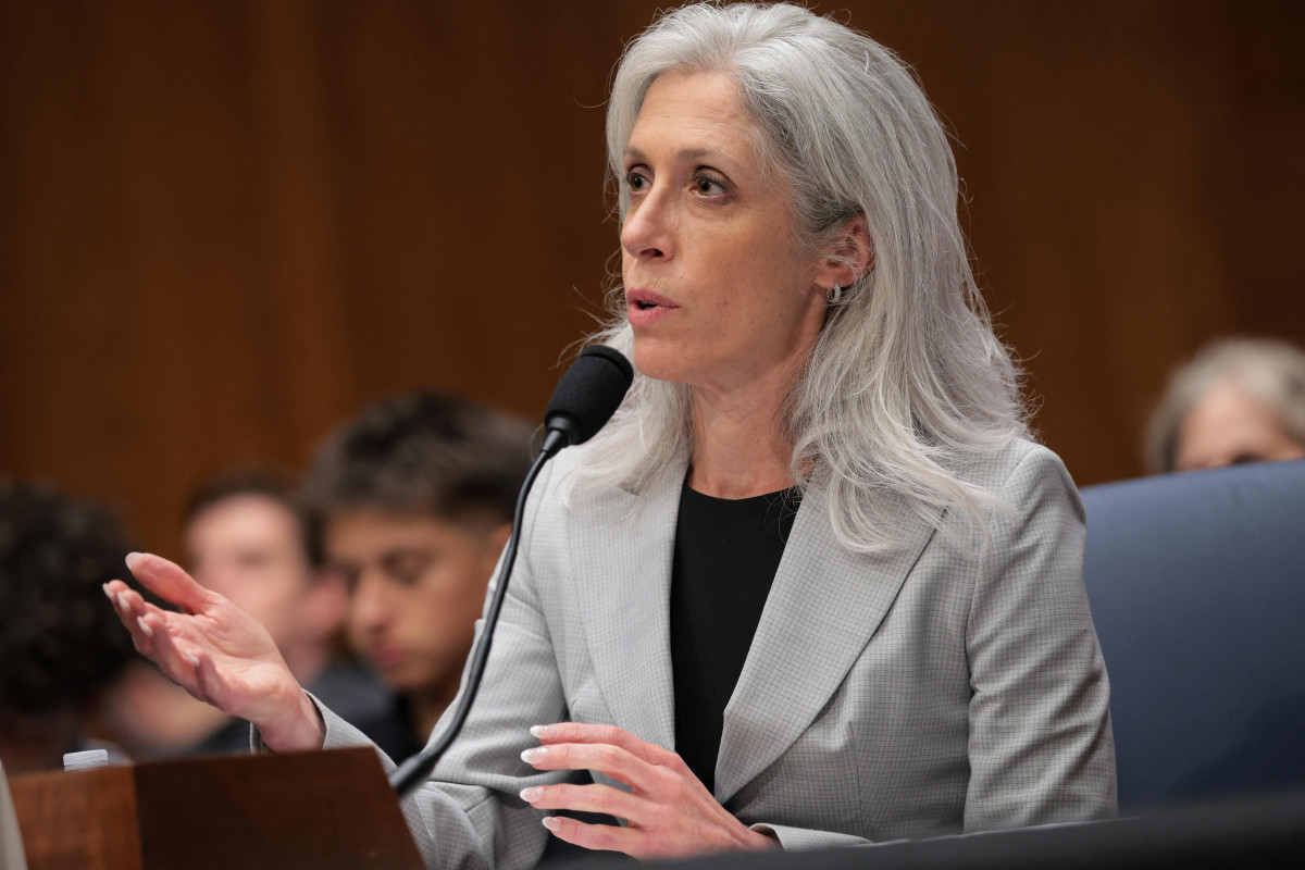 ▲당시 질병통제예방센터(CDC) 국장으로 지명된 수전 모나레즈가 6월 25일(현지시간) 워싱턴D.C. 국회의사당에서 열린 상원 보건·교육·노동·연금위원회 인준 청문회에서 증언하고 있다. (워싱턴D.C./로이터연합뉴스)