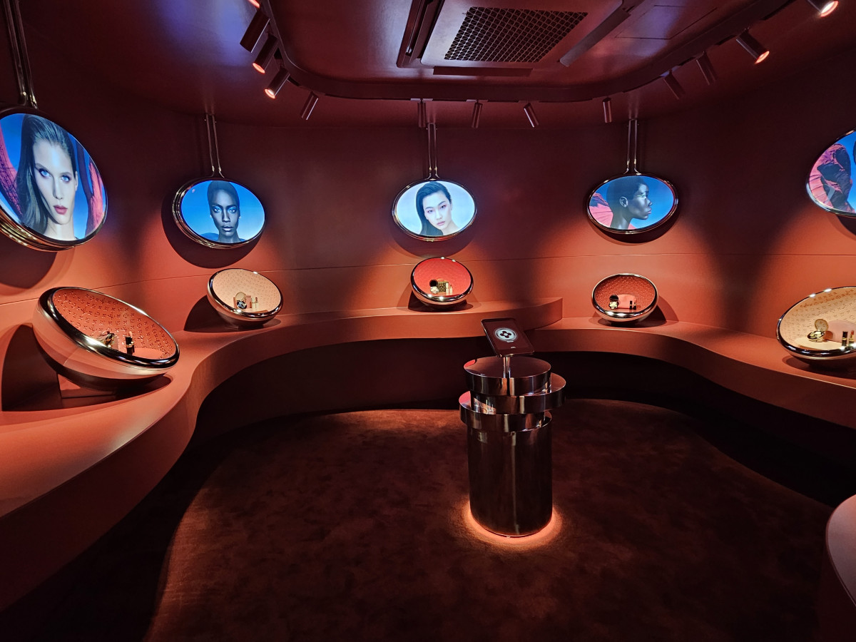 ▲‘라 보떼 루이 비통’ 팝업 키룩 공간. (문현호 기자 m2h@)