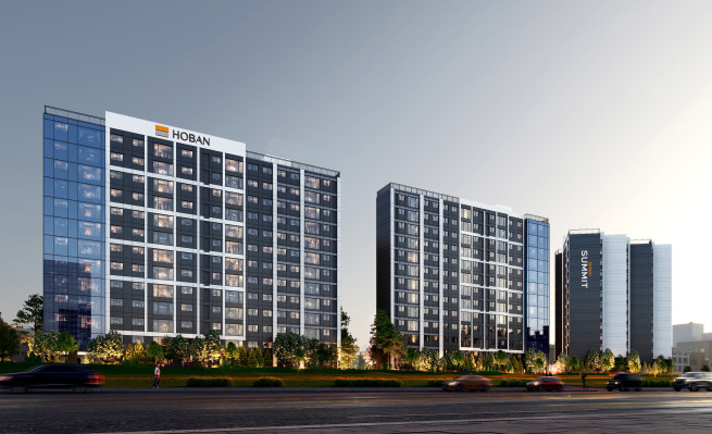 ▲서울시 양천구 신월동 144-20번지 가로주택정비사업 투시도. (사진제공=호반건설)