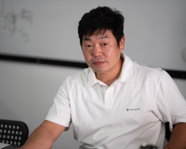 ▲파크골프 플랫폼 ‘고파크’ 김일준 스핀택 대표.(이준호 기자)