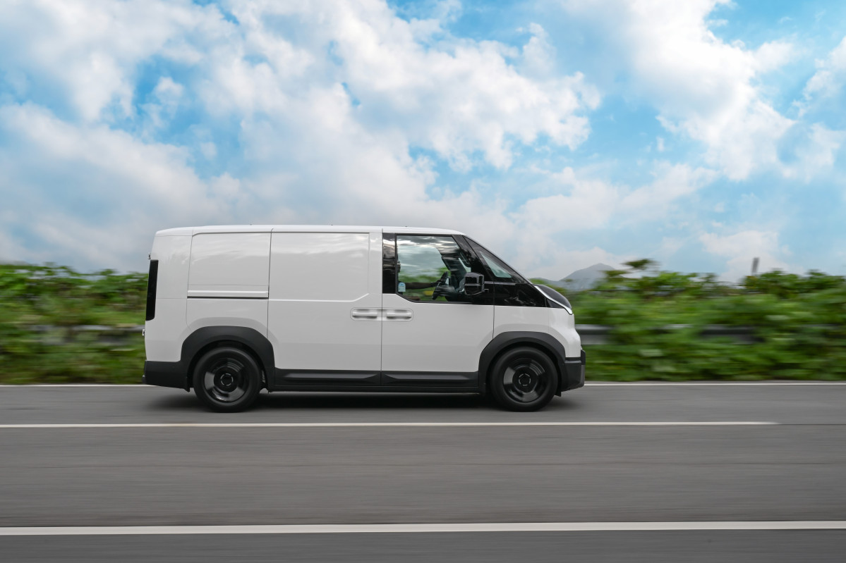 ▲더 기아 PV5는 도심 물류 배송에 중점을 둔 모델이다. 도심 내 기동성을 고려해 최소 회전반경을 5.5m로 개발한 점 등이 특징이다. (사진=기아)