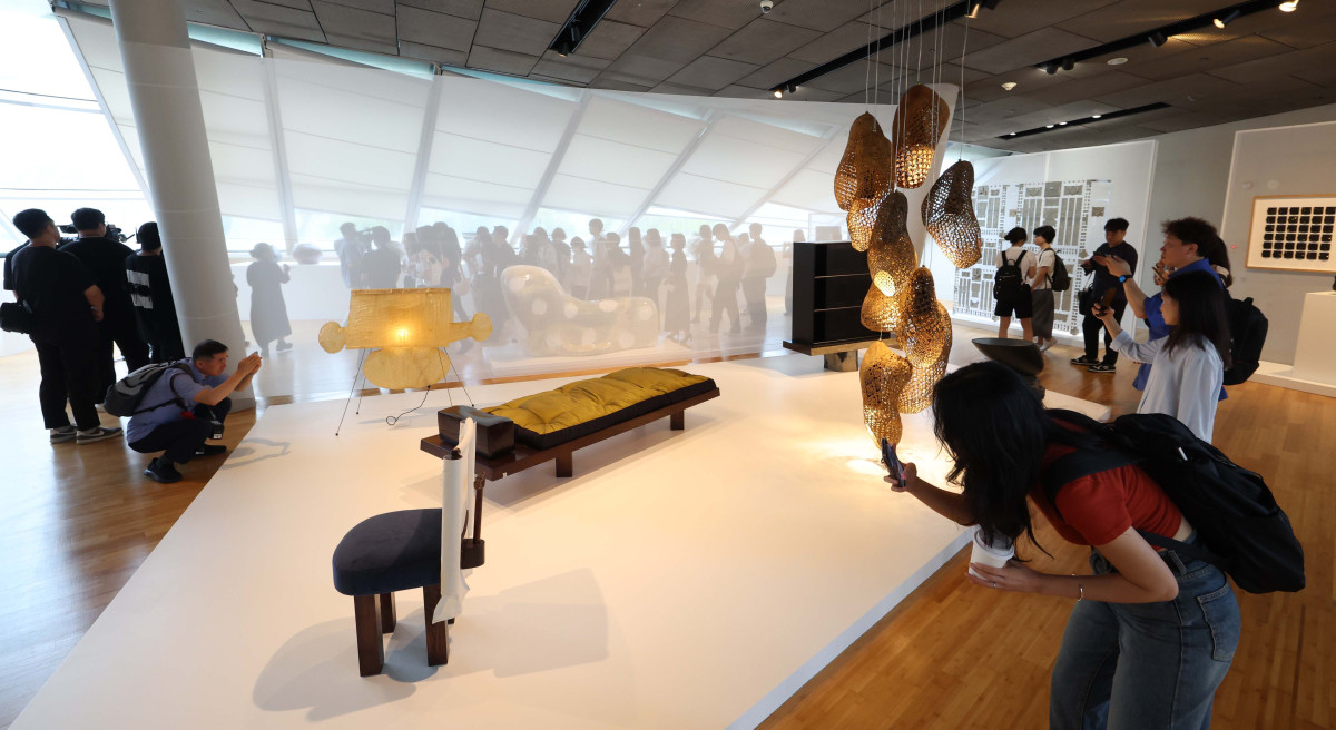 ▲1일 서울 중구 동대문디자인플라자(DDP)에서 ‘디자인 마이애미 인 시추-서울’ 프레스투어가 진행되고 있다.  (신태현 기자 holjjak@)