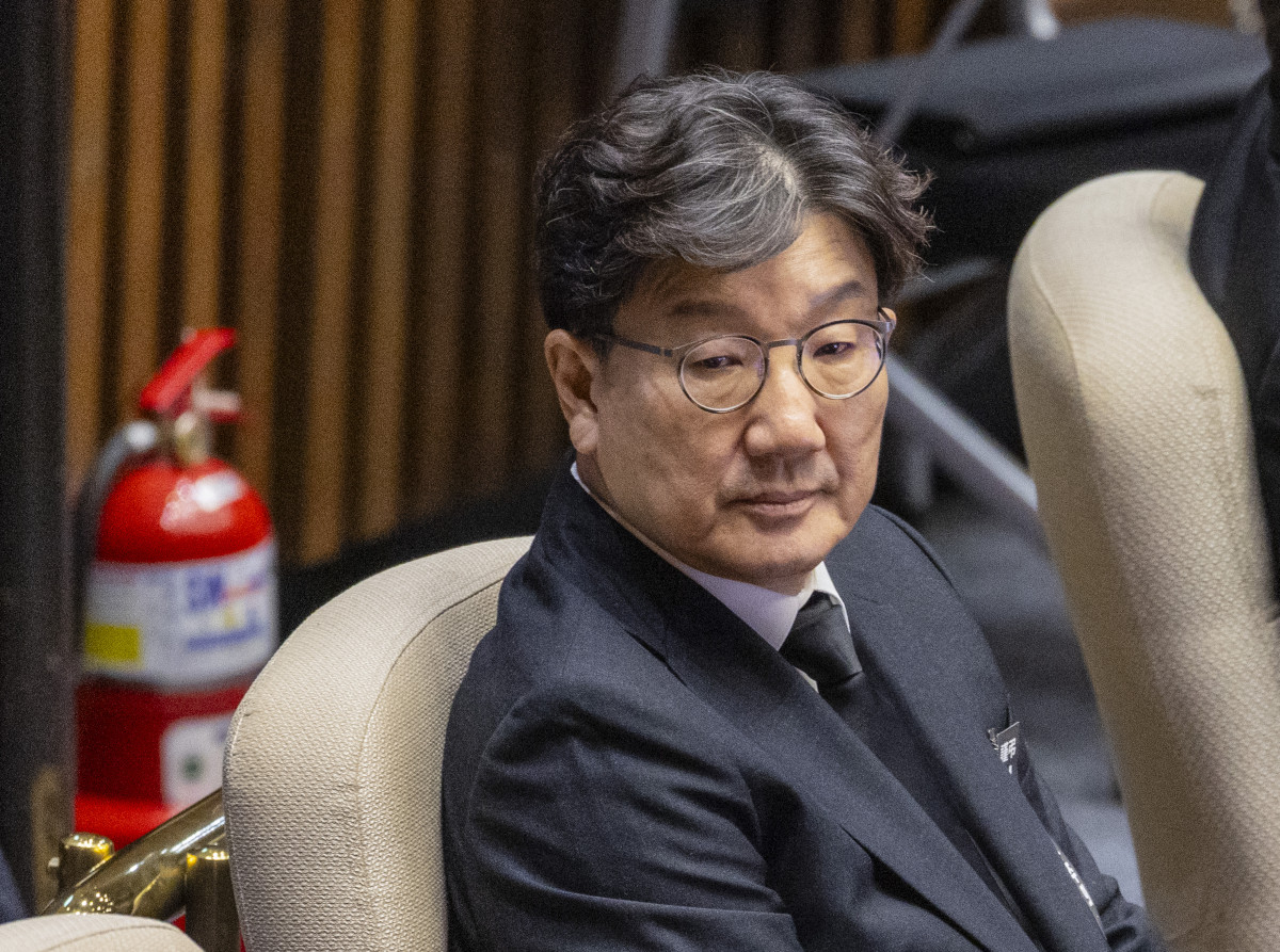 ▲권성동 국민의힘 권선동이 1일 국회에서 열린 제429회 국회 정기회 개회식에 참석해 자리에 앉아 있다. (연합뉴스)