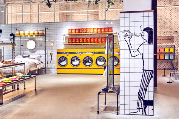 ▲'시몬스 테라스' 스토어 내부 모습.  (사진제공=시몬스 침대 )