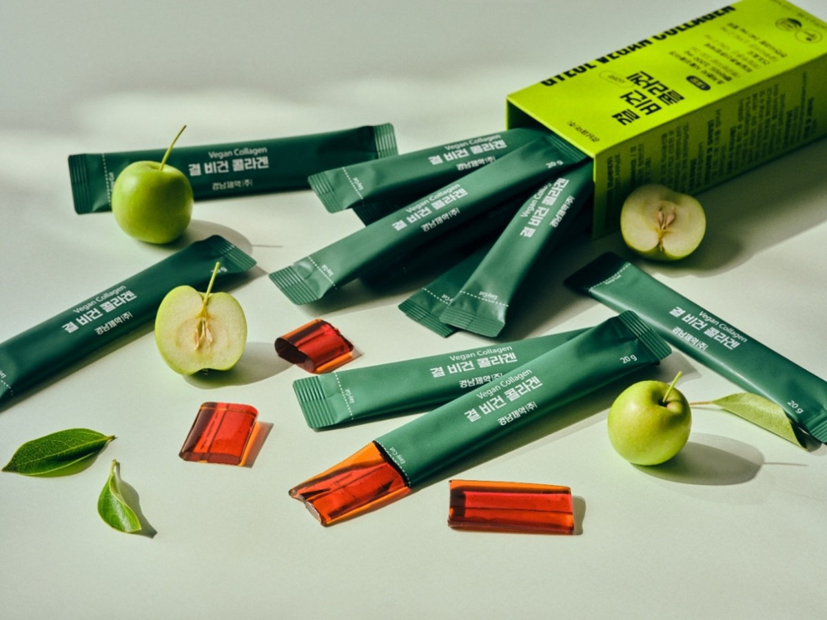 ▲경남제약의 ‘결 비건 콜라겐’ 제품 사진.(경남제약 제공)