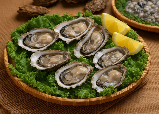 ▲생굴 요리(챗GPT, 제공=자생한방병원)