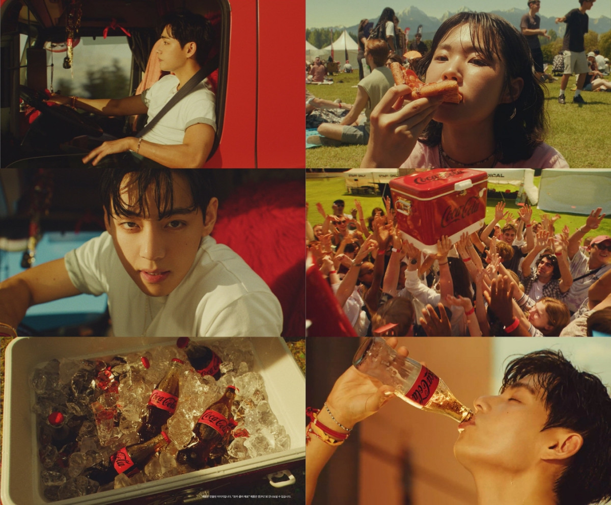 ▲방탄소년단(BTS) ‘뷔’와 함께한 코카-콜라 제로 신규 광고 (사진제공=코카-콜라)