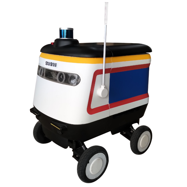 ▲동대문구 자율주행 순찰 로봇 '배로미' (사진제공=동대문구)