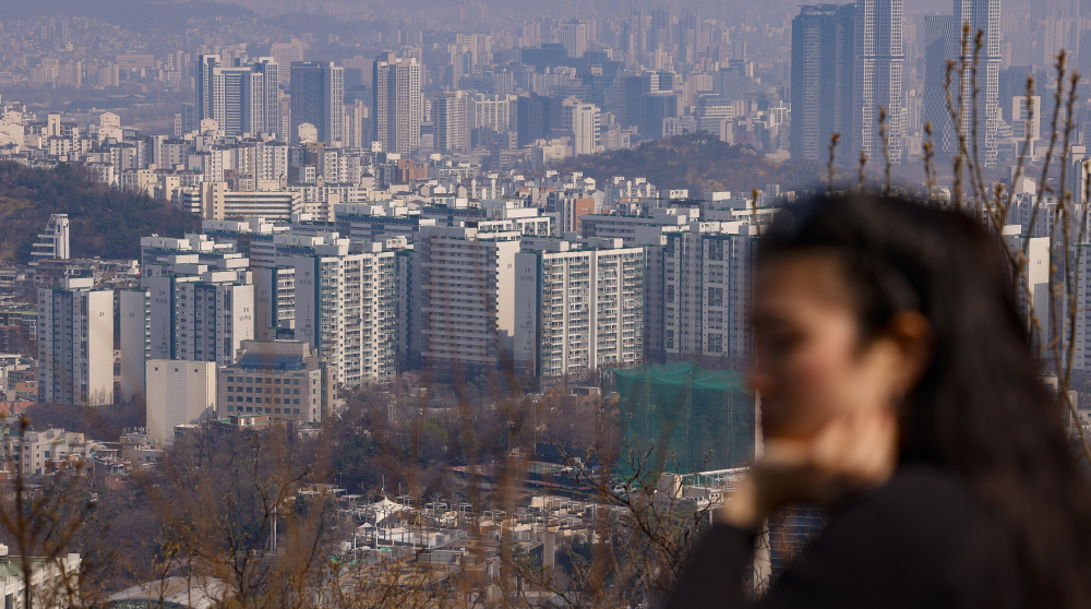 ▲서울 남산에서 바라본 서울 시내 아파트 단지의 모습. 조현호 기자 hyunho@ (이투데이DB)