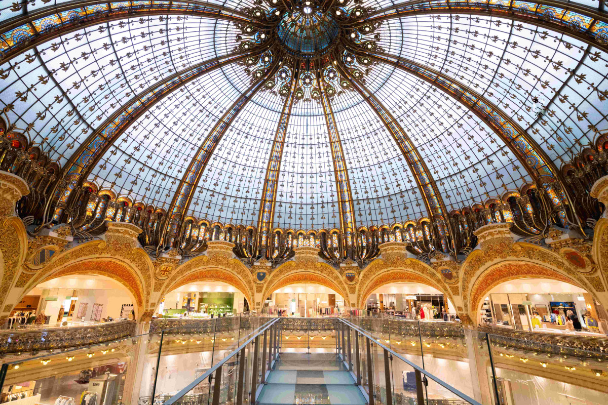 ▲프랑스 파리 라파예트 백화점 내부 전경 (사진제공=롯데백화점)