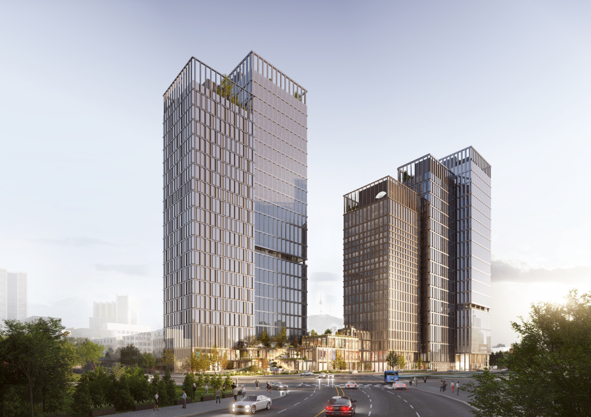 ▲서울역 북부역세권 복합개발 조감도. (사진제공=한화)