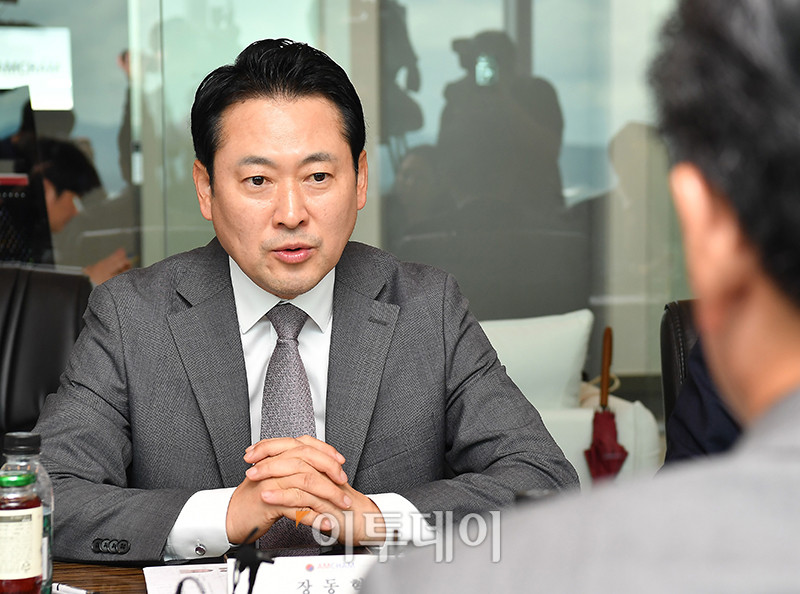 ▲장동혁 국민의힘 대표가 4일 서울 여의도 IFC 주한미국상공회의소에서 열린 국민의힘 - 주한미국상공회의소(AMCHAM)간담회에서 모두발언 하고 있다. 국회사진기자단