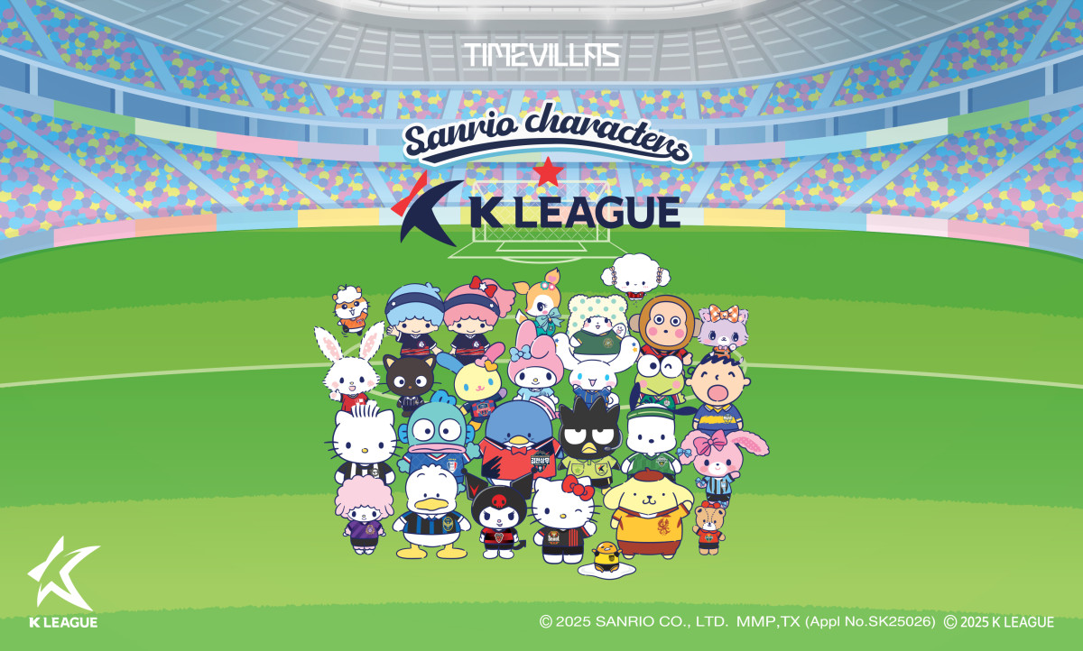 ▲타임빌라스 수원 'K리그X산리오캐릭터즈' 팝업스토어 포스터.  (사진제공=롯데백화점)