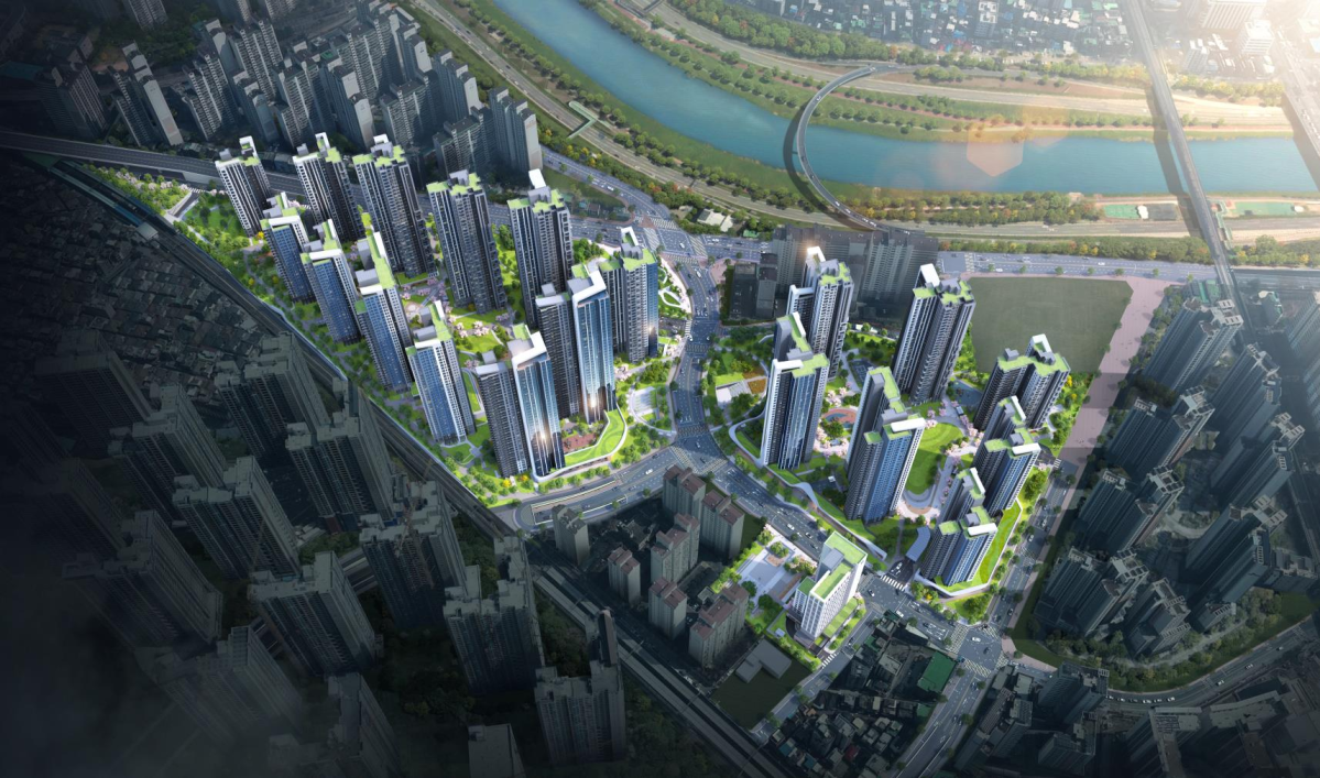 ▲이문4구역 재정비촉진지구 주택재개발 정비사업 조감도 (서울시)