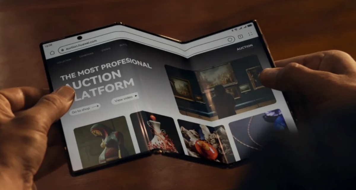 ▲삼성전자 트리플폴드 제품 예상 이미지 (사진-외신 WCCFCRAFT)