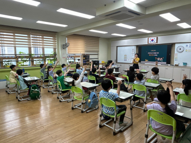 ▲서울 중구 아동 청소년 마음건강 수업 모습. (사진제공=중구)