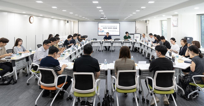 ▲공공데이터 제공 및 데이터기반 혁신생태계 조성을 위한 '데이터 실무협의체' 간담회 모습. (사진제공=창업진흥원)