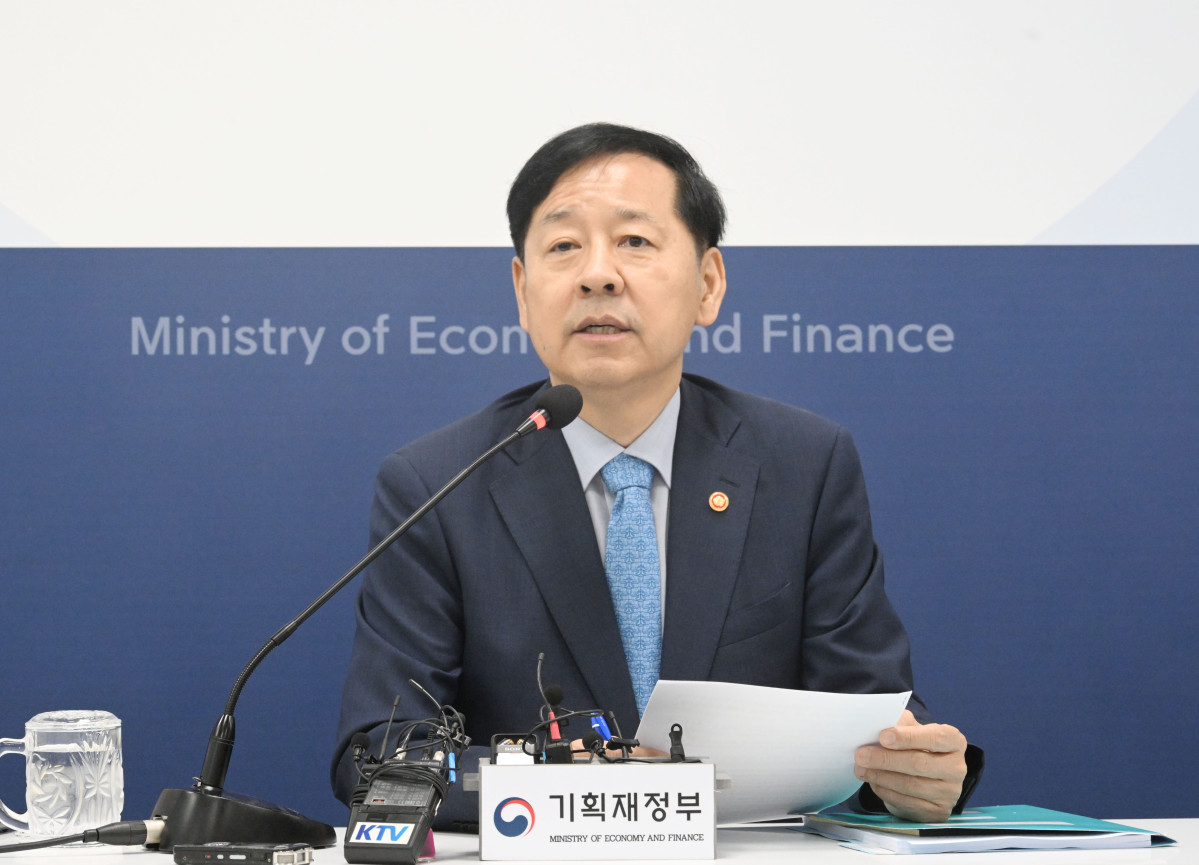 ▲구윤철 부총리 겸 기획재정부 장관이 9월 8일 정부세종청사에서 열린 출입기자단간담회에서 모두발언을 하고 있다. (기획재정부)